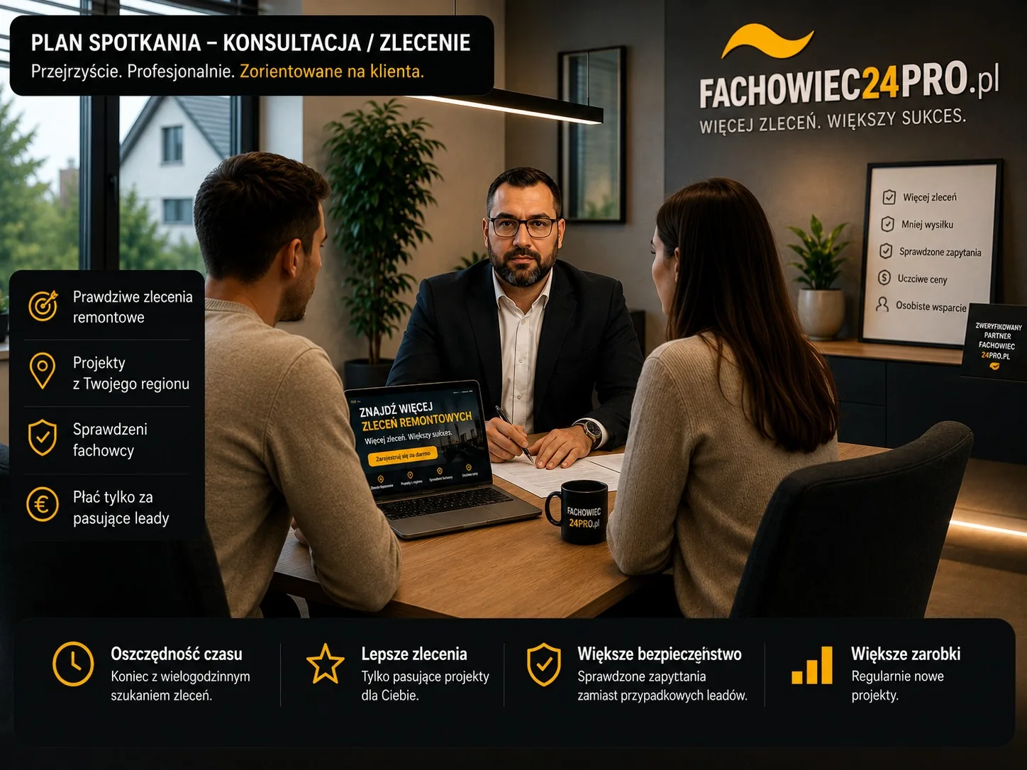 Profesjonalne doradztwo i przekazywanie zleceń